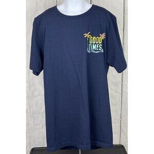 Capsule Boys Large Blue Short Sleeve T-Shirt "Good Times" Surf Beach